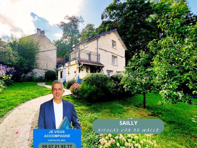 Maison de caractère de 130m2 sur jardin paysagé de 650m2 au Coeur du VEXIN