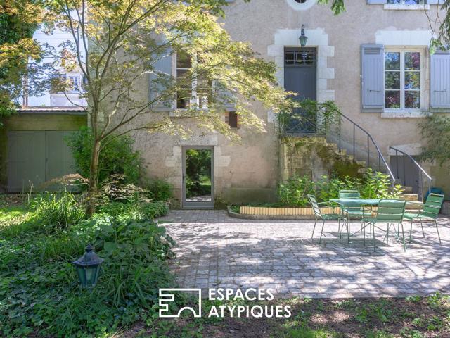 Maison de caractère et jardin bucolique en centre ville 225m² Blois