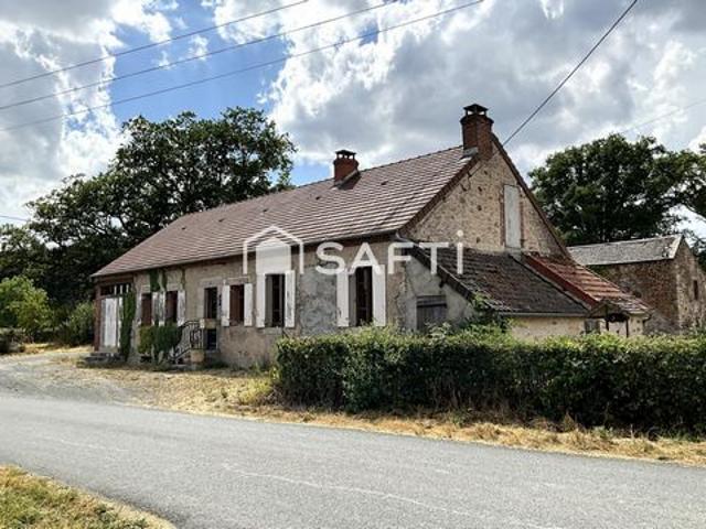 Maison de caractère, toiture neuve, terrain 2437m²