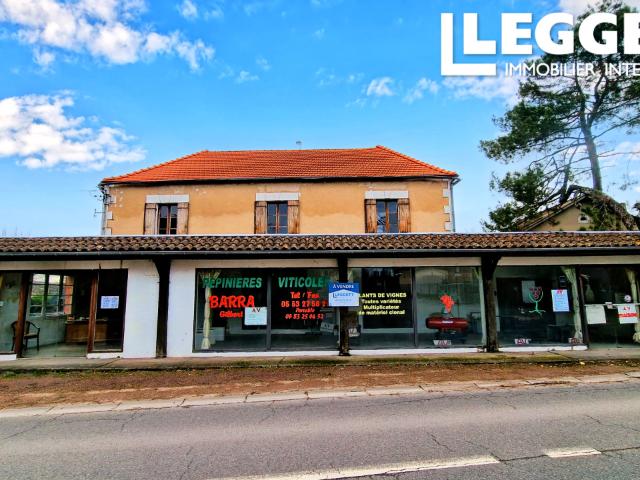 Maison de caractère 230 m² avec local commercial et dépendances – Idéal projet familial ou professionnel