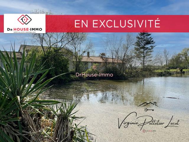Maison de charme 135 m² Terrain 2 199 m² Vue exceptionnelle sur la rivière Cœur du Marais