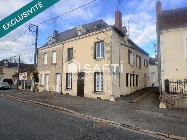 Maison de bourg 128m² 3 chambres aucuns travaux à prévoir Terrain de 238m²