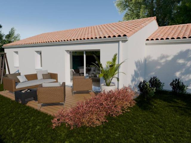 Maison de haut standing accessible PMR à Palluau Modèle ELEGANCE G de Bâti85