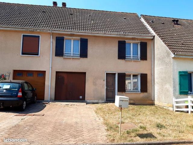Maison de lotissement 92m²,3chs, jardin, garage,sous sol complet