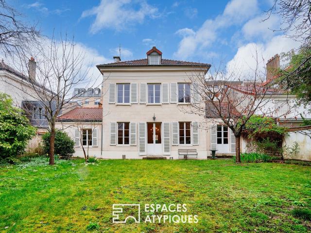 Maison de maître avec jardin proche Paris