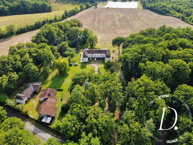 Maison de maître avec vue panoramique sur les Pyrénées, mais. 420m² Marciac