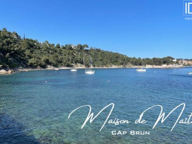 Maison de Maitre Cap Brun vue mer