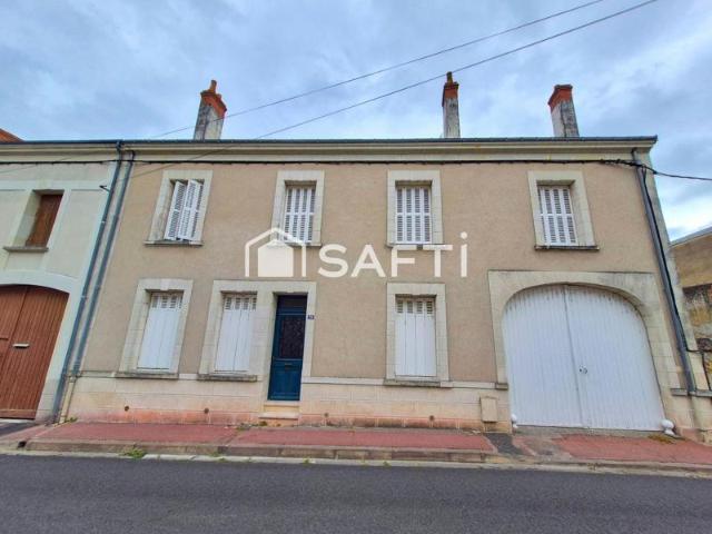 Maison de maitre centre ville 6 ch + parc + garage