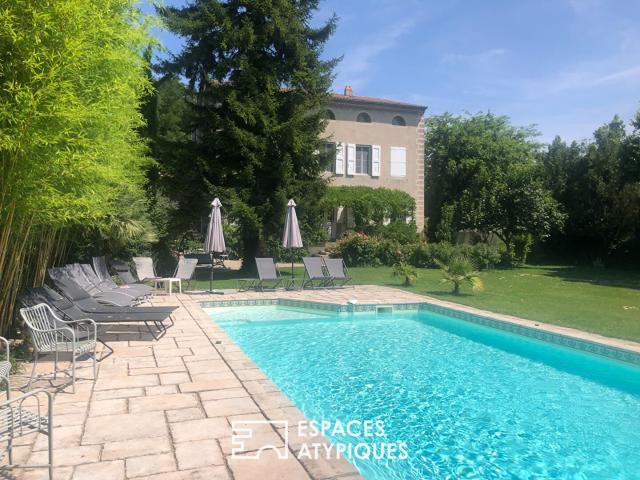 Maison de maître du XIXe siècle avec vue sur le Rhône 484m² Andancette