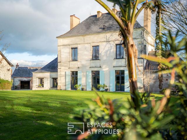 MAISON DE MAITRE et ses DEPENDANCES au coeur Vallons de l' Erdre Nantes Rennes Angers