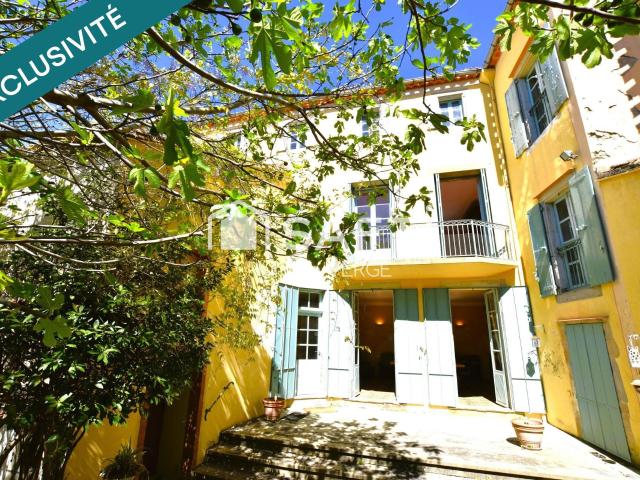 Maison de Maître 276m² habitable, jardin, dépendances 276m² Caunes Minervois