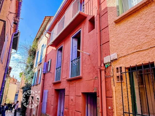 Maison de pêcheur située dans le quartier du Moret. 124m² Collioure