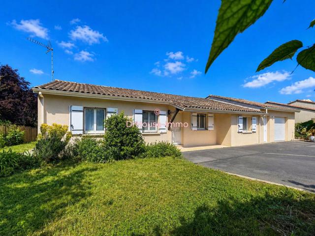 Maison de plain pied 4 chambres avec jardin clos