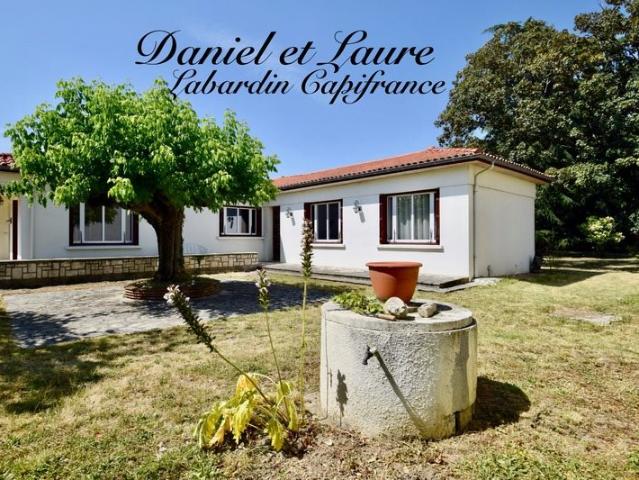 Maison de plain pied 4 chambres garage terrain clos 131m² Marmande
