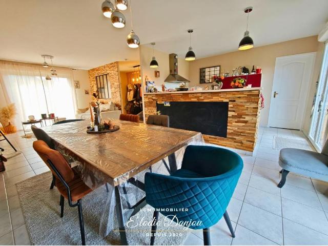 Maison de plain pied – 4 chambres – Jardin – À proximité imm. 120m² Châteaudun