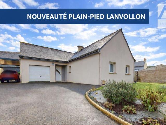 Maison de plain pied, 4 pièces, 82m2, LANVOLLON