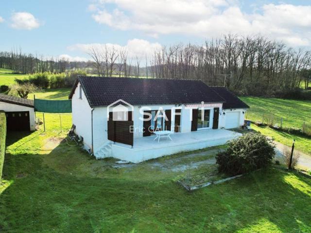 Maison de plain pied 5 pièces avec jardin