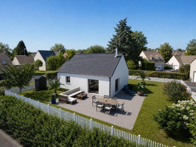 Maison de plain pied 66m² 2 chambres