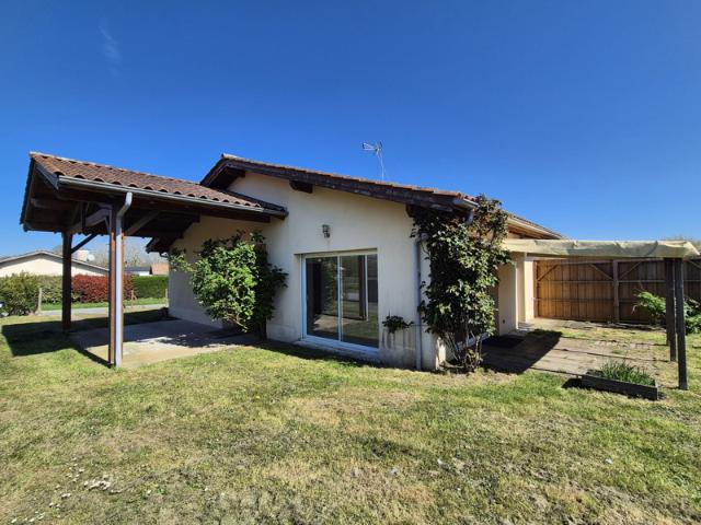 Maison de plain pied 72,58 m2, 2 chambres et jardin