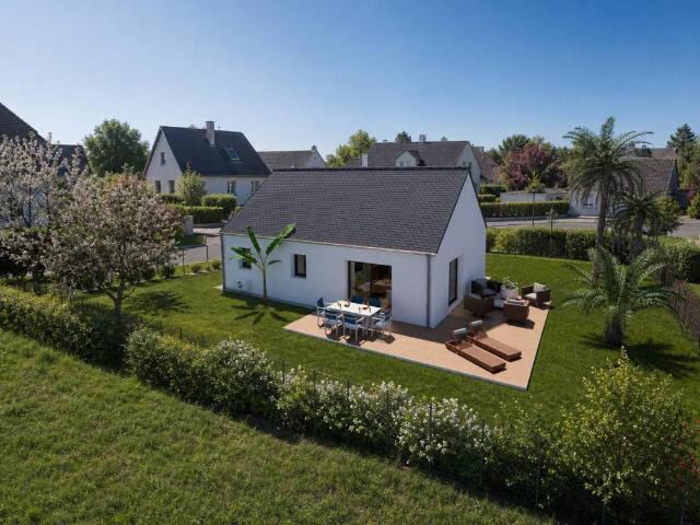 Maison de plain pied 80m² 3 chambres