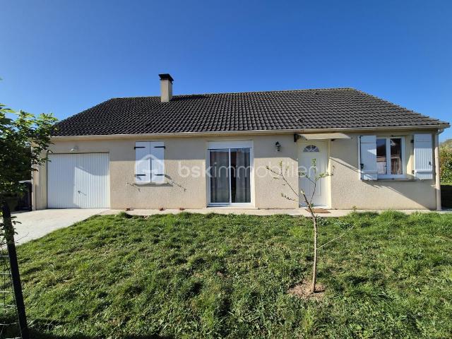 Maison de plain pied 88 m2 avec jardin Poilly lez Gien