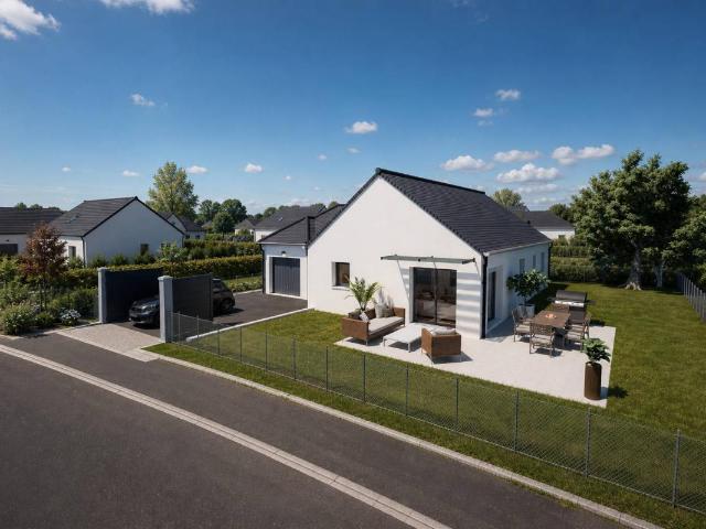Maison de plain pied 90m² 3 Chambres