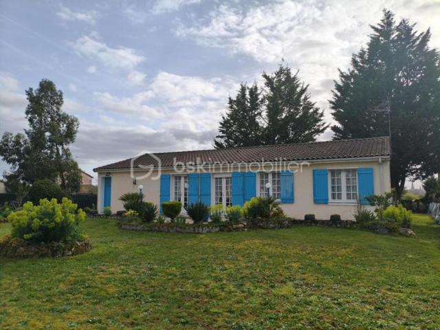 Maison de plain pied 92m², terrain 1437m²