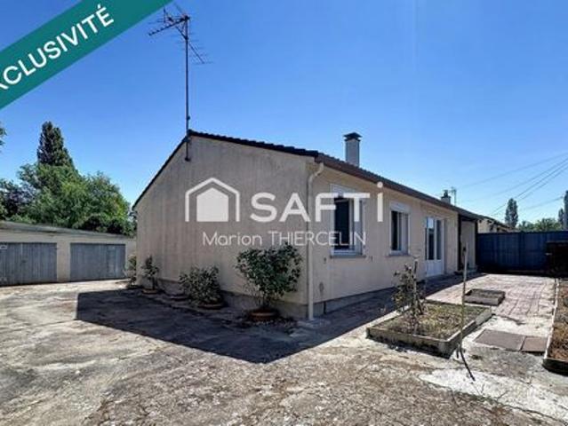 Maison de plain pied 104m² environ située dans un environnement calme
