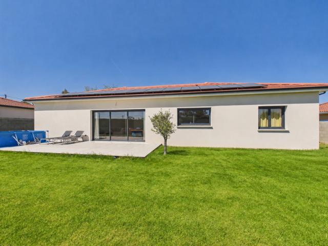 MAISON DE PLAIN PIED 191m² SUR PARCELLE 750m² VERNOSC LES ANNONAY 07430