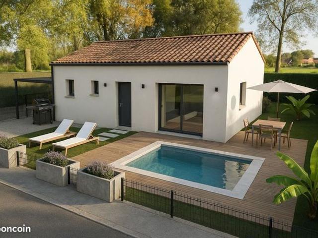 Maison de plain pied 2 chambres à Saint Bres