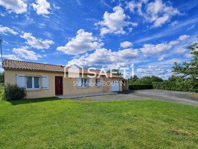 Maison de plain?pied 2 chambres terrain 1000m²