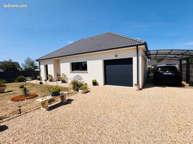 Maison de plain pied 3 chambres avec jardin clos