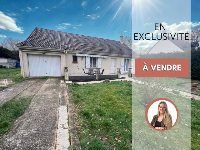 Maison de plain pied 3 chambres à 7 mn d'Anet