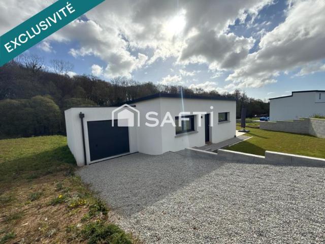 Maison de plain pied, 3 chambres a plumelin, proche commodites a pieds