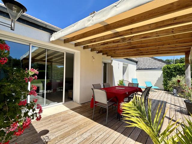 Maison De Plain Pied 3 Chambres Bourg D'elven 96m² Elven
