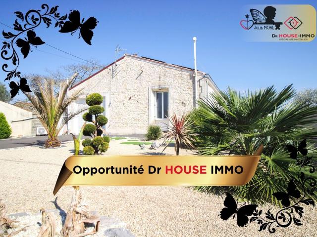 Maison de plain pied, 3 chambres, garage