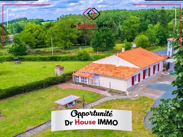 Maison de plain pied, 3 chambres, garage, sur terrain de 1520m2