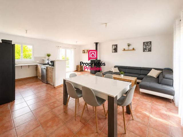 Maison de plain pied, 3 chambres, jardin