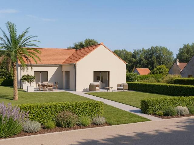 Maison de plain pied 3 chambres 102 m²
