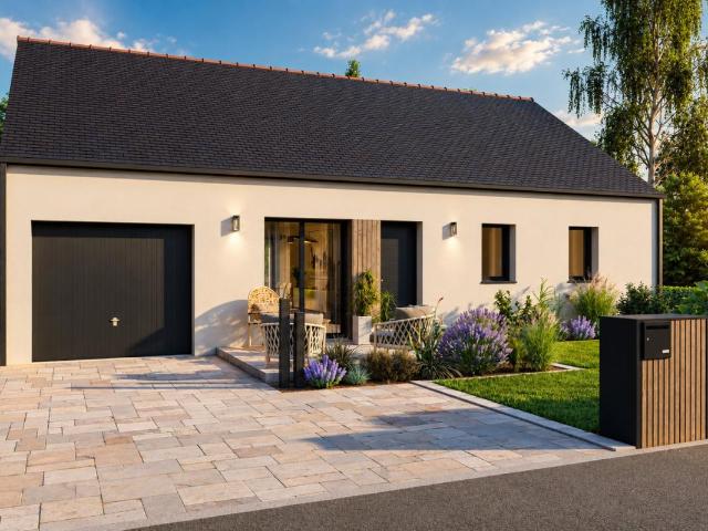 Maison de plain pied 3ch + terrain Trelivan