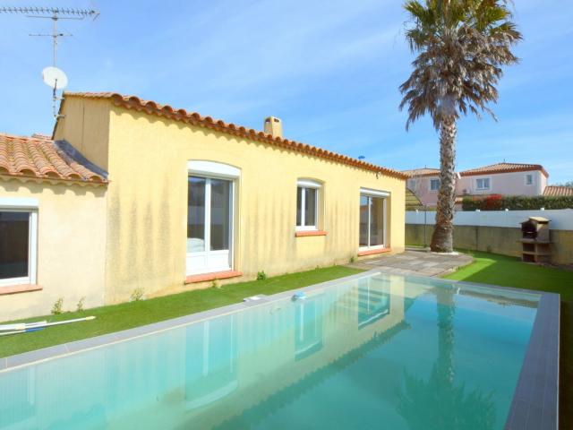 Maison de plain pied T5 avec piscine au calme – Le Crès – Proche Montpellier