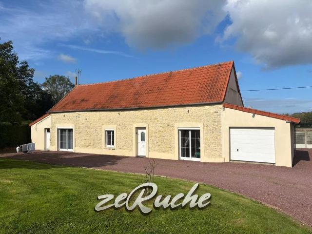 Maison de plain pied, totalement rénovée. 100m² Isigny sur Mer