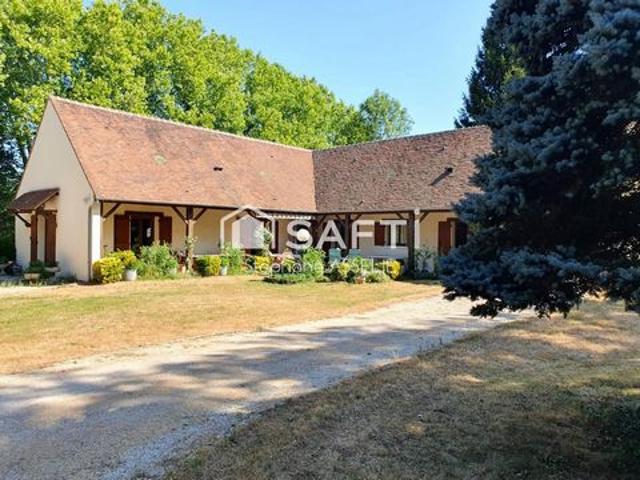 Maison de plain pied au cœur de la nature
