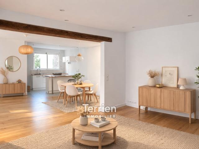 Maison de plain pied avec jardin