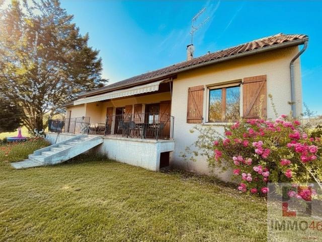 Maison de plain pied avec jardin clos 78m² Martel