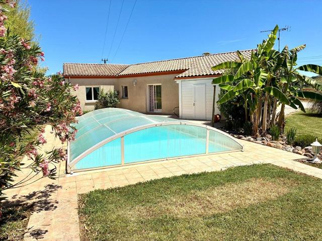 Maison de plain pied avec piscine au Temple Sur Lot 132m² Sainte Livrade Sur Lot