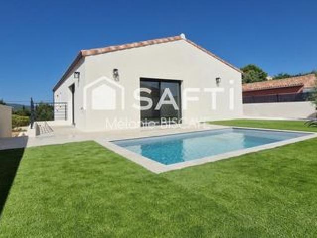 MAISON DE PLAIN PIED AVEC PISCINE GARAGE ET SOUS SOL