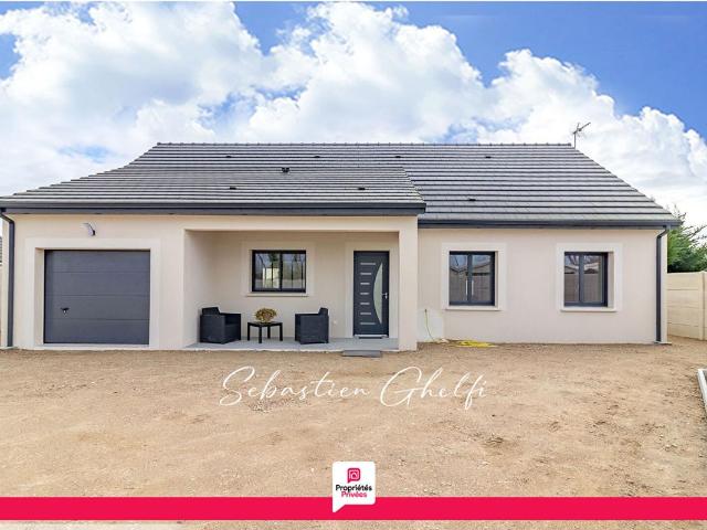 maison de plain pied avec 3 chambres dont 1 parentale garage parcelle de 590 m²