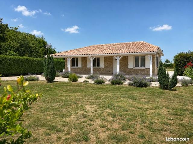 Maison de plain pied contemporaine – 100 m², 3 chambres & Grand terrain clos