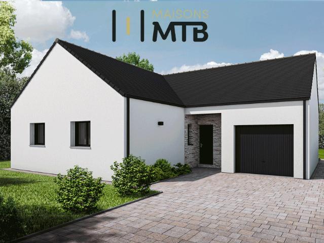 Maison de plain pied de 85m² avec 3 Chambres